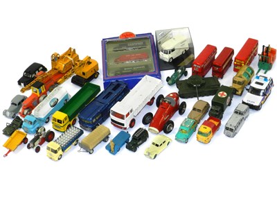 Lot 749 - Shuco, Dinky, Matchbox and Corgi Vintage Vehicles