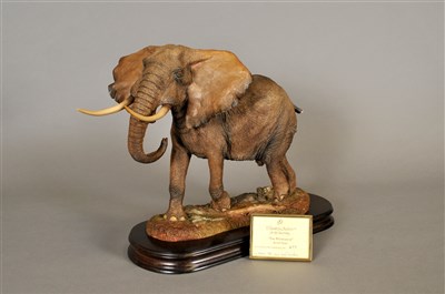 Lot 168 - Country Artist's 'The Patriarch' elephant