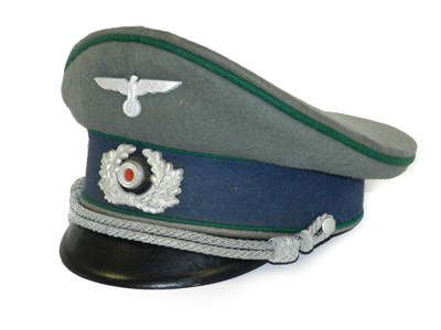 Lot 509 - A German Third Reich Sonderführer Officer’s Visor Cap