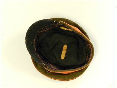 Lot 522 - A Second World War Imperial Japanese officer’s visor cap