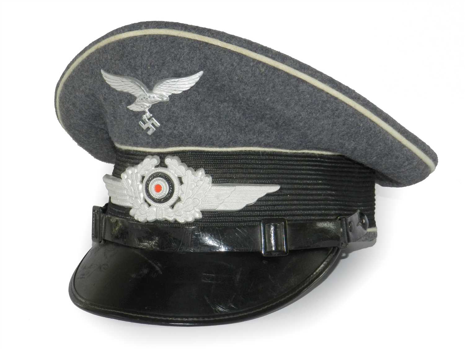 Lot 506 - A German Third Reich Luftwaffe visor cap - Hermann Göring Division