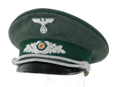 Lot 335 - A Third Reich National Forestry Officer’s visor cap