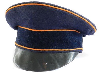 Lot 336 - A German Third Reich Postal Worker’s visor cap lacking insignia