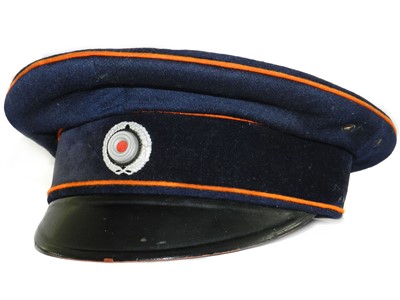 Lot 289 - A German Third Reich Postal Worker’s visor cap