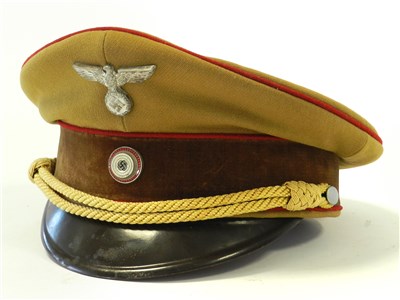 Lot 419 - A German NSDAP Political Leader’s Gauleitung level visor cap