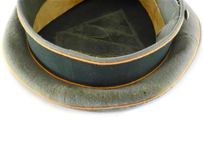 Lot 590 - A German Third Reich Heer Feldgendarmerie officer’s visor cap