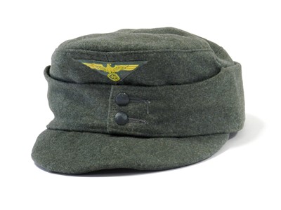 Lot 290 - A Kriegsmarine-style Coastal Artillery M43 field/ski cap