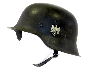 Lot 472 - A German Third Reich WW2 M42 Wehrmacht helmet