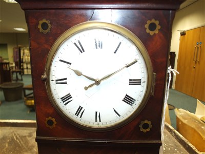 Lot 724 - A Regency mahogany mantle clock