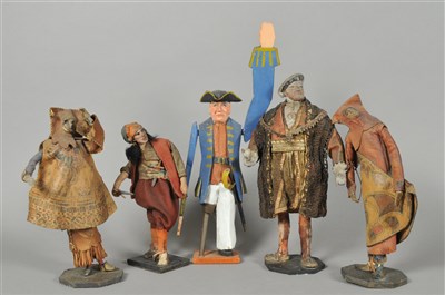 Lot 239 - An interesting group of early 19th century and later figural models