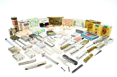 Lot 589 - A collection of early - mid 20th century cigarettes and cigarette lighters