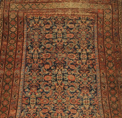 Lot 810 - Leschi rug, South Caucasus, the mid-indigo...