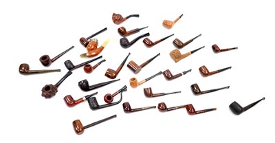 Lot 619 - A collection of seemingly unsmoked mid 20th century tobacco pipes