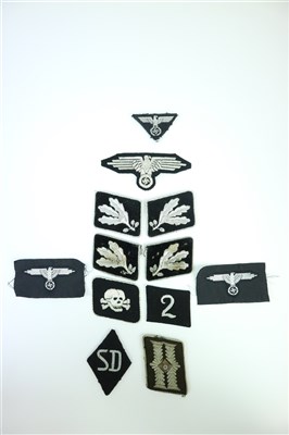 Lot 488 - Assorted reproduction and other SS insignia