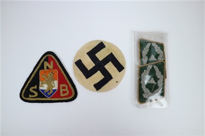 Lot 497 - A Third Reich Nationaal-Socialistische Beweging in Nederland sleeve patch