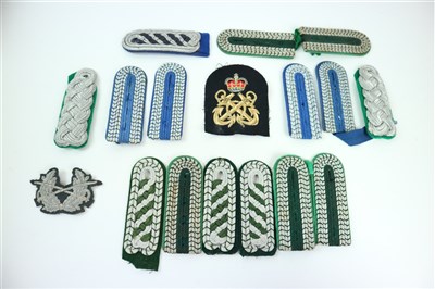 Lot 509 - A collection of German military and other shoulder boards