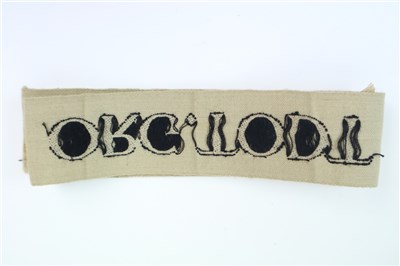 Lot 379 - A German Third Reich Ord.Todt (Organisation Todt) milk grey cuff band