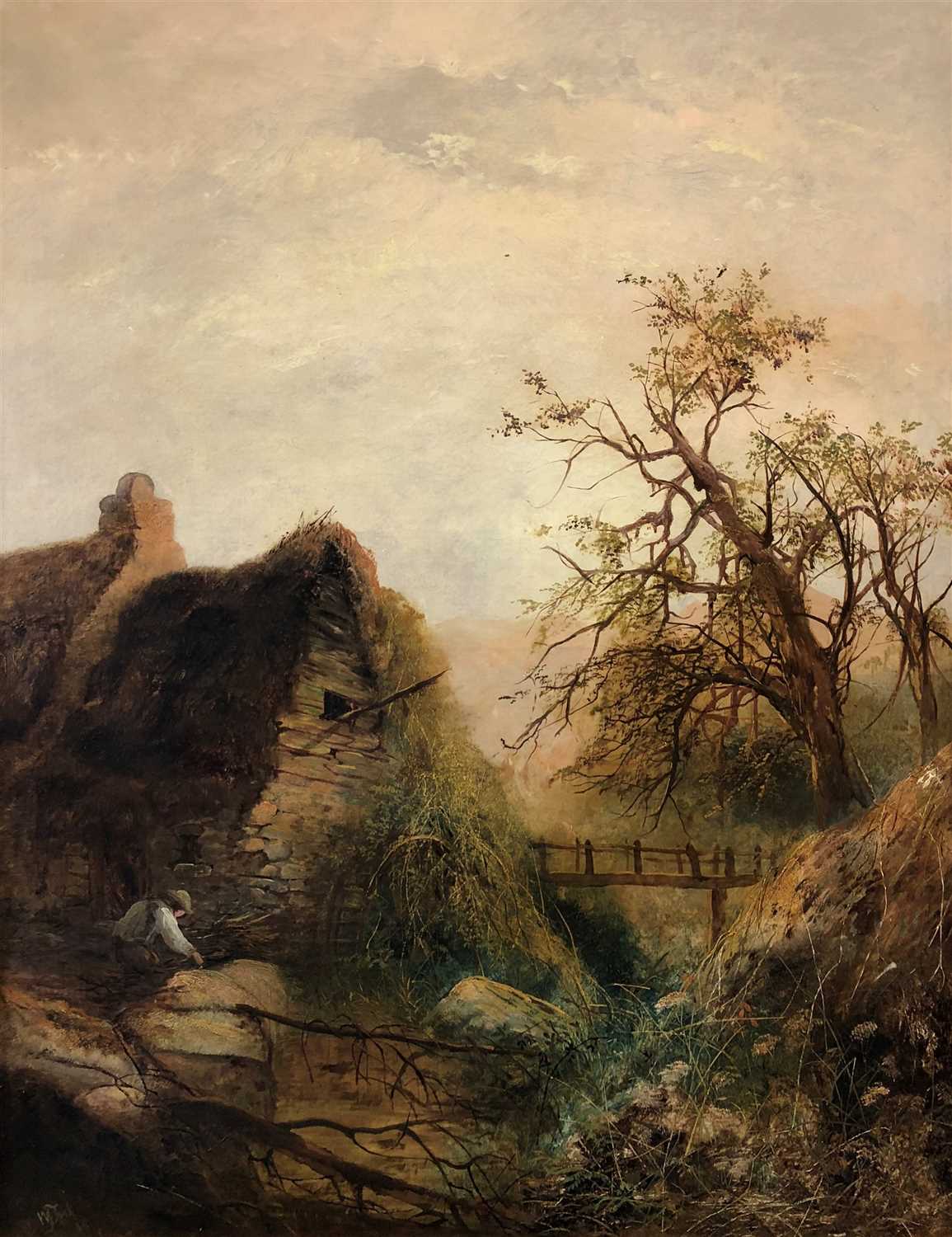 Lot 177 - William J Took, landscape, oil on canvas