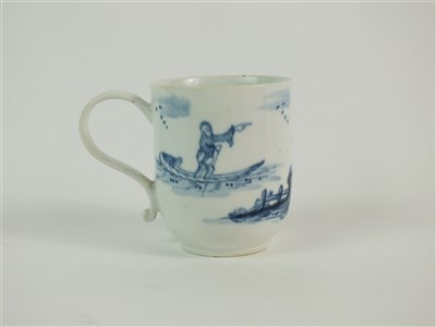 Lot 43 - A rare Longton Hall coffee cup