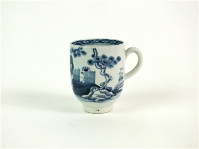 Lot 44 - A John Pennington, Liverpool porcelain coffee cup