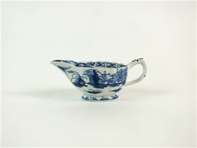 Lot 47 - A Bow butterboat in the Desirable Residence pattern