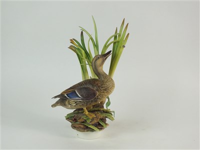 Lot 73 - A Royal Worcester model of a Mallard Duck