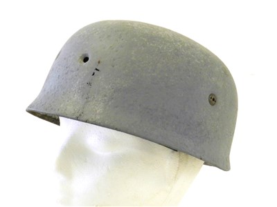 Lot 532 - A German Third Reich Fallschirmjäger steel helmet shell