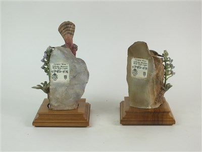 Lot 78 - A pair of Royal Worcester models of Canyon Wrens
