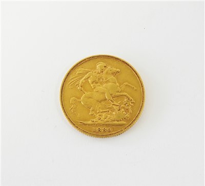 Lot 398 - A Victoria sovereign