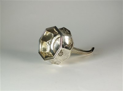 Lot 197 - A Victorian silver wine funnel