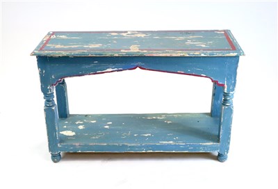 Lot 444 - A decorative 19th century decorative painted side table