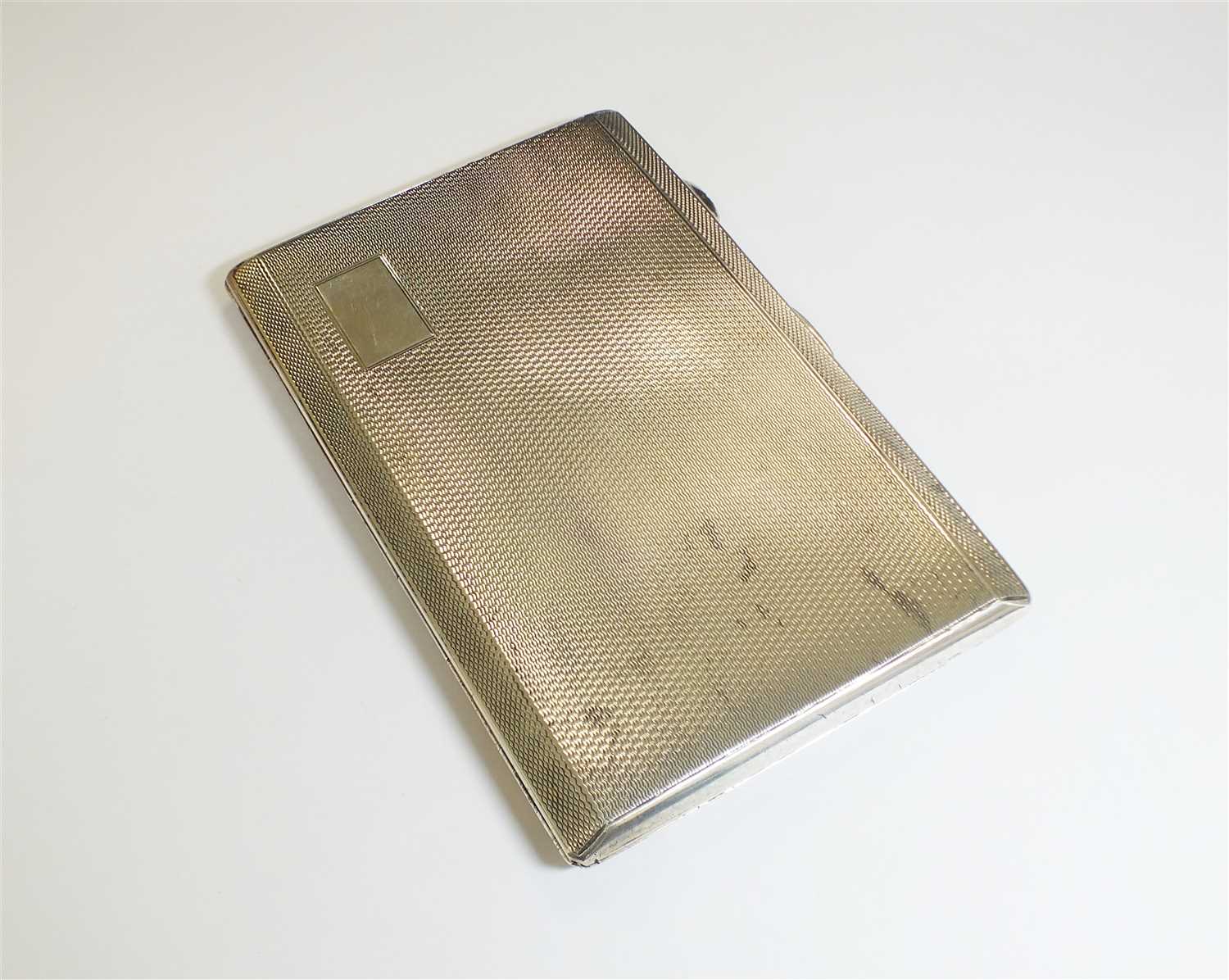 Lot 65 - A silver cigarette case