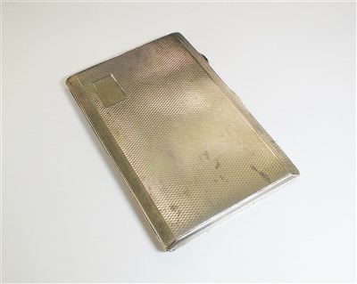 Lot 65 - A silver cigarette case