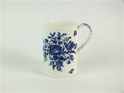 Lot 31 - A large Coalport blue and white mug