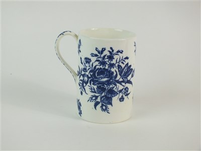 Lot 31 - A large Coalport blue and white mug