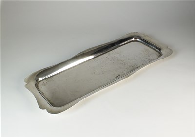 Lot 181 - A Mappin & Webb silver tray