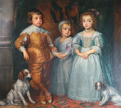 Lot 109 - After Sir Anthony Van Dyck (1599-1641), The children of Charles I