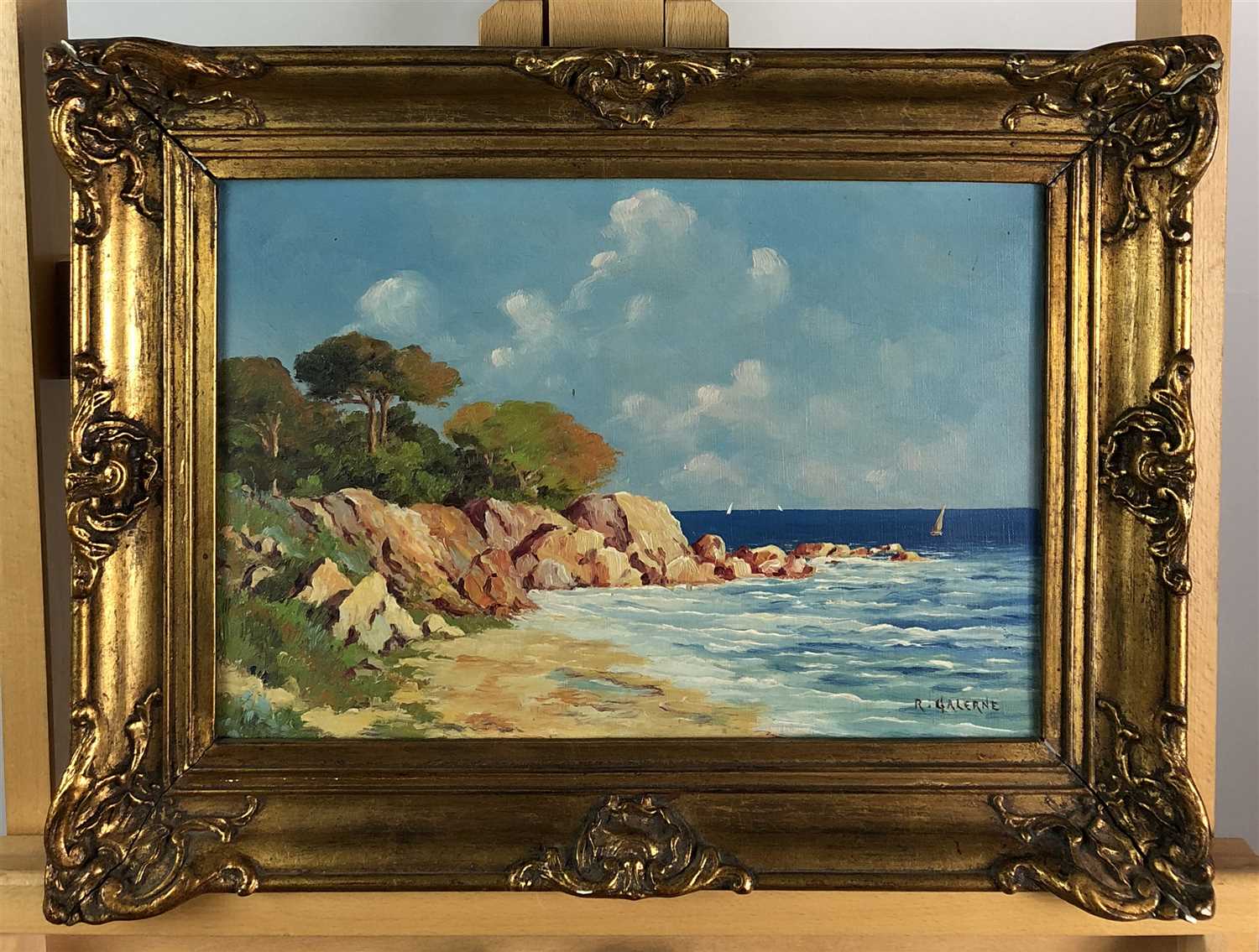 Lot 59 - R Galerne, oil on canvas