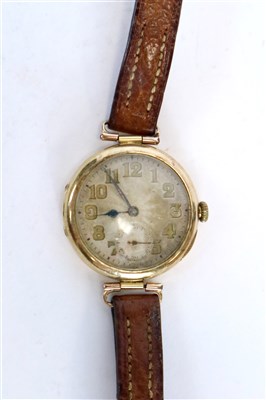 Lot 217 - A 1922 18ct ladies Rolex (Wilsdorf & Davis)