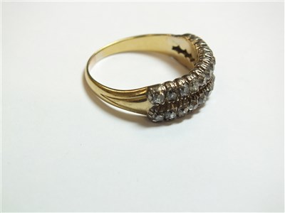Lot 253 - An 19th century diamond ring