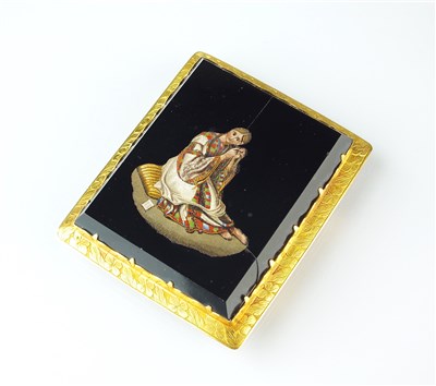 Lot 333 - A micro mosaic plaque