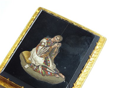 Lot 333 - A micro mosaic plaque