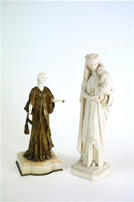 Lot 374 - Two decorative figures