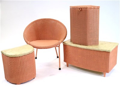 Lot 540 - Four pieces of Lloyd Loom furniture