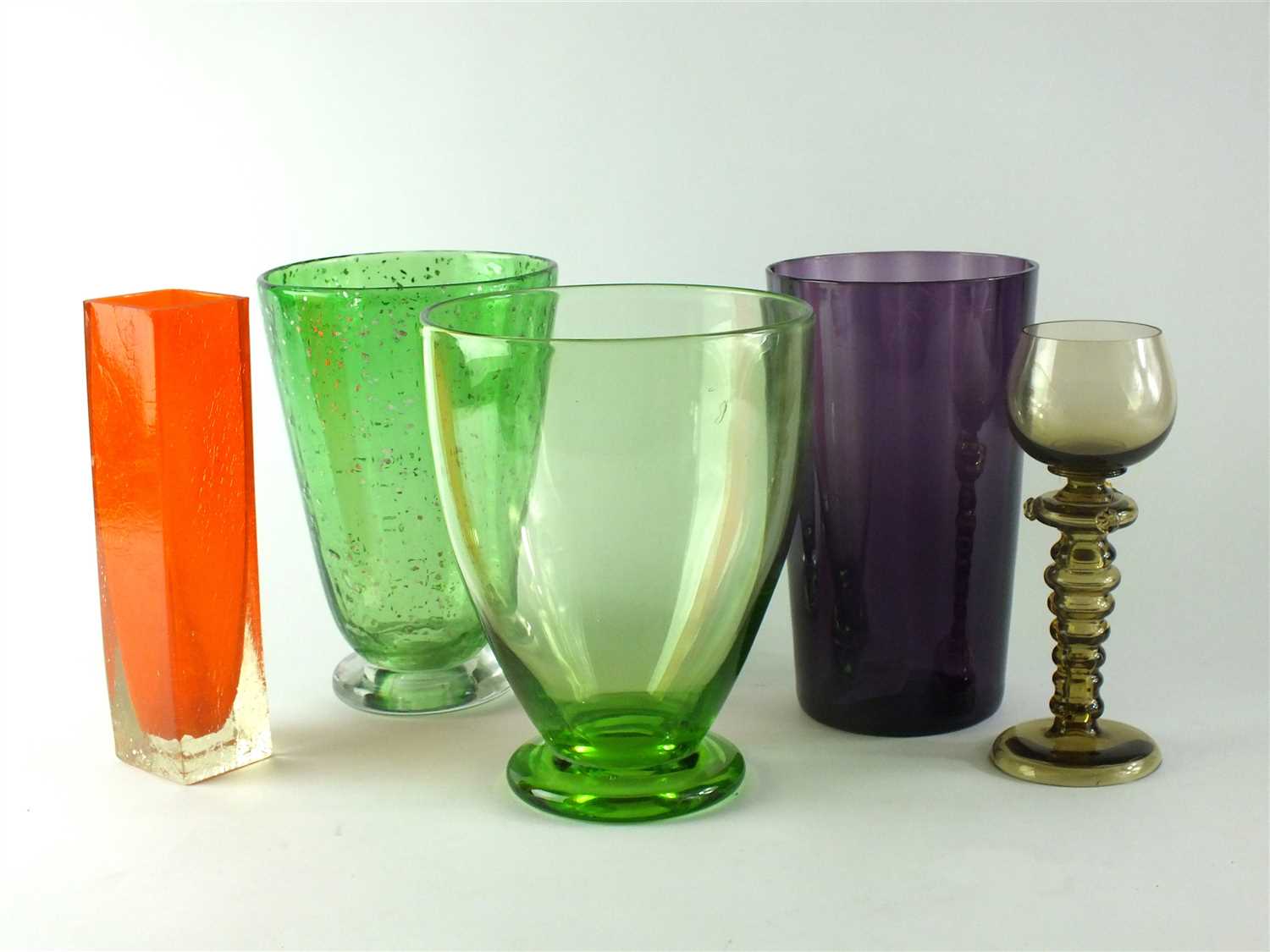 Lot 142 - A group of Whitefriars glass