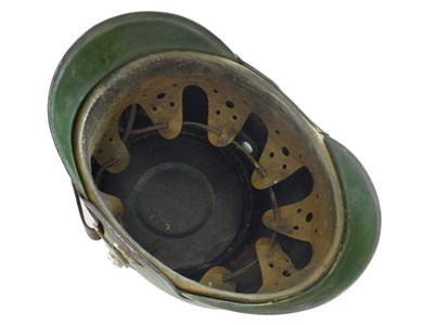 Lot 386 - A German Third Reich M1936 Schutzpolizei NCO Police Shako by Erel, Berlin
