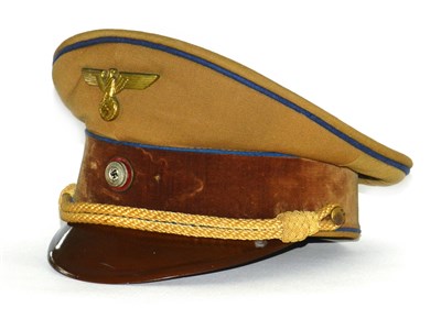 Lot 603 - A German Third Reich NSDAP Political Leader’s cap