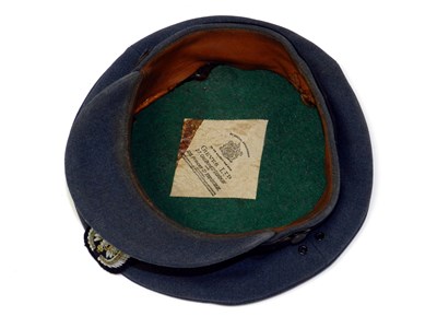 Lot 440 - A rare Polish Air Force Officer's Service Dress Cap manufactured by Gieves LTD 22 Bond Street