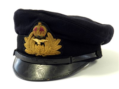 Lot 442 - A First World War British Royal Naval Air service (RNAS) Officer’s visor