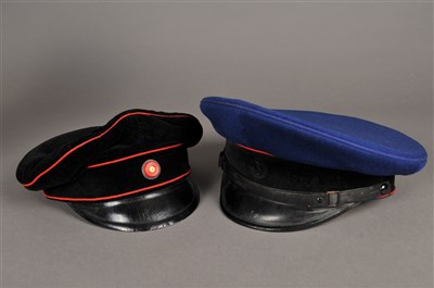 Lot 382 - Two Imperial German visor caps